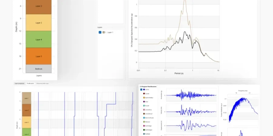 Illustrative image of Seismic amplification analysis in Riverside