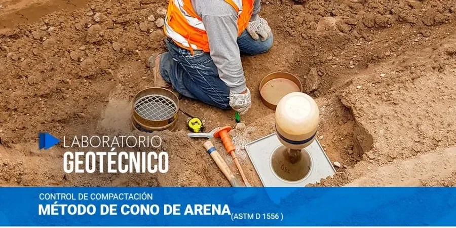 Illustrative image of Field density test (sand cone method) in Riverside