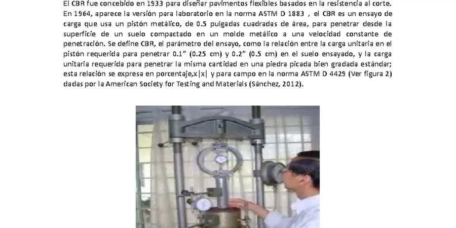 Illustrative image of Laboratory CBR test in Riverside