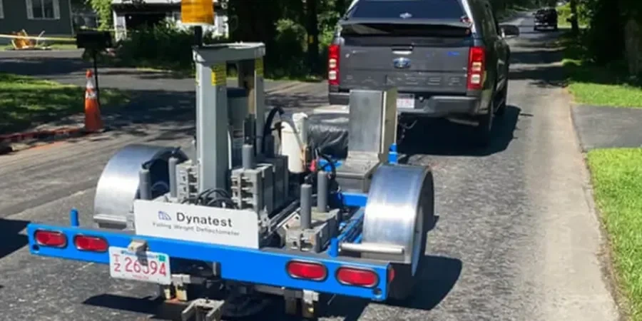 Illustrative image of Existing pavement evaluation in Riverside