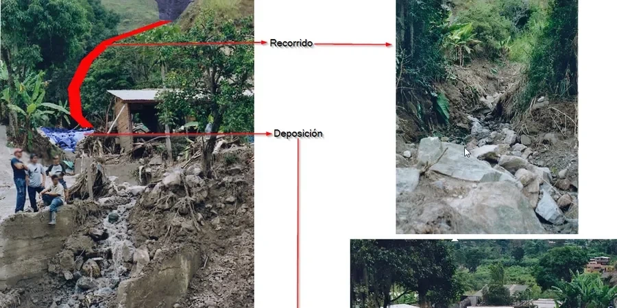 Illustrative image of Debris flow analysis in Riverside