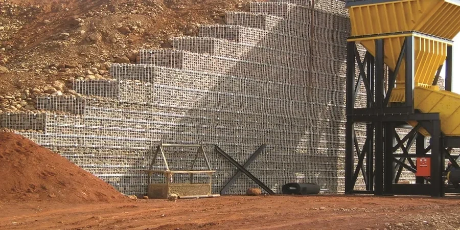 Illustrative image of MSE (Mechanically Stabilized Earth) wall design in Riverside