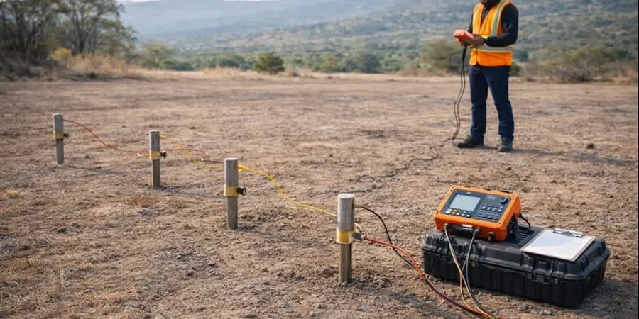 Illustrative image of Electrical resistivity / VES (Vertical Electrical Sounding) in Riverside